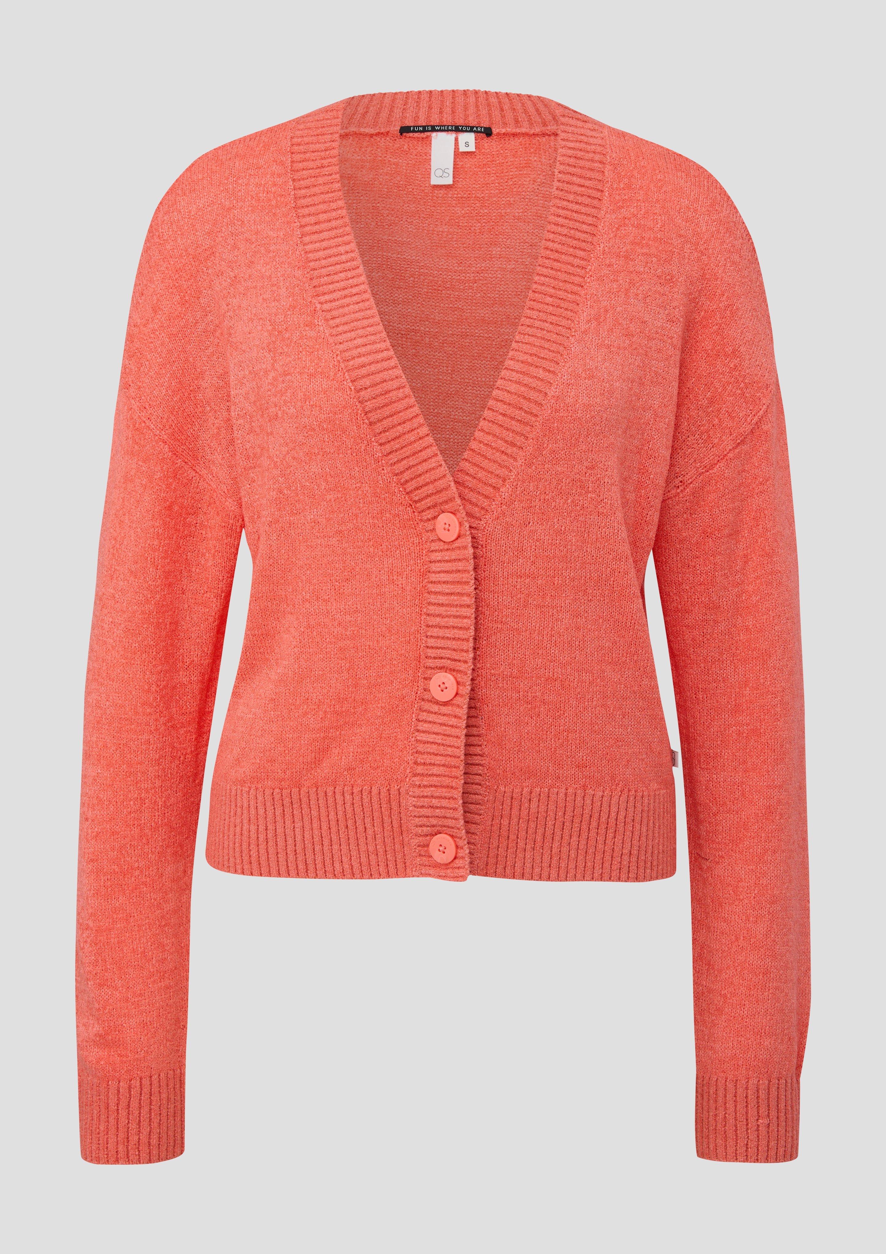 Verkürzte Strickjacke mit Knöpfen  2143199-2347