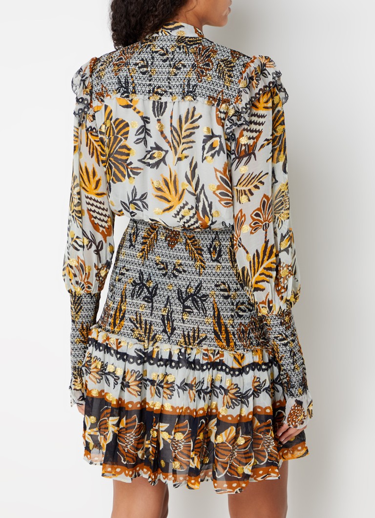 Minitunika Farm Rio s lurexem a lemováním