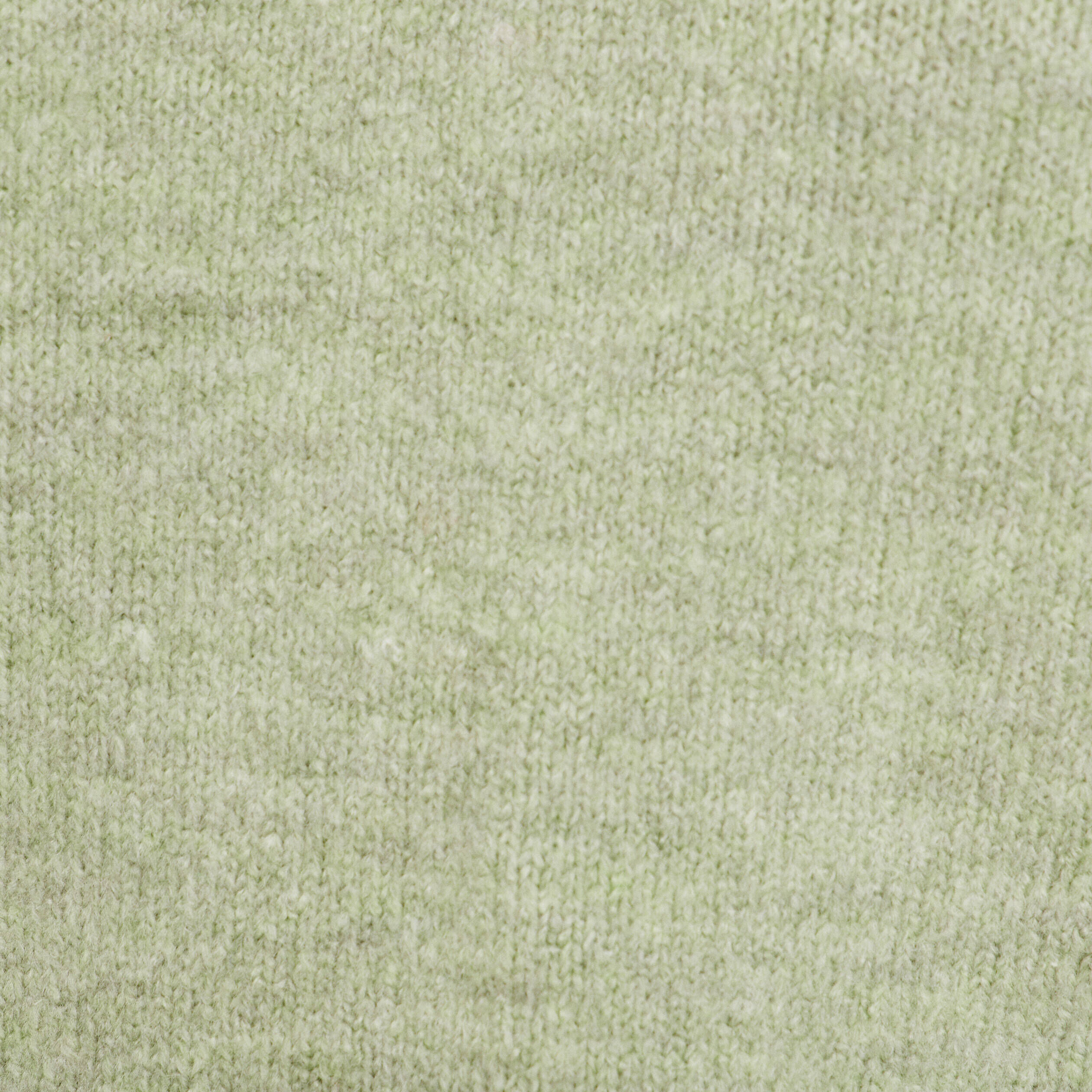 Pull manches longues col rond vert pastel femme | Cache Cache