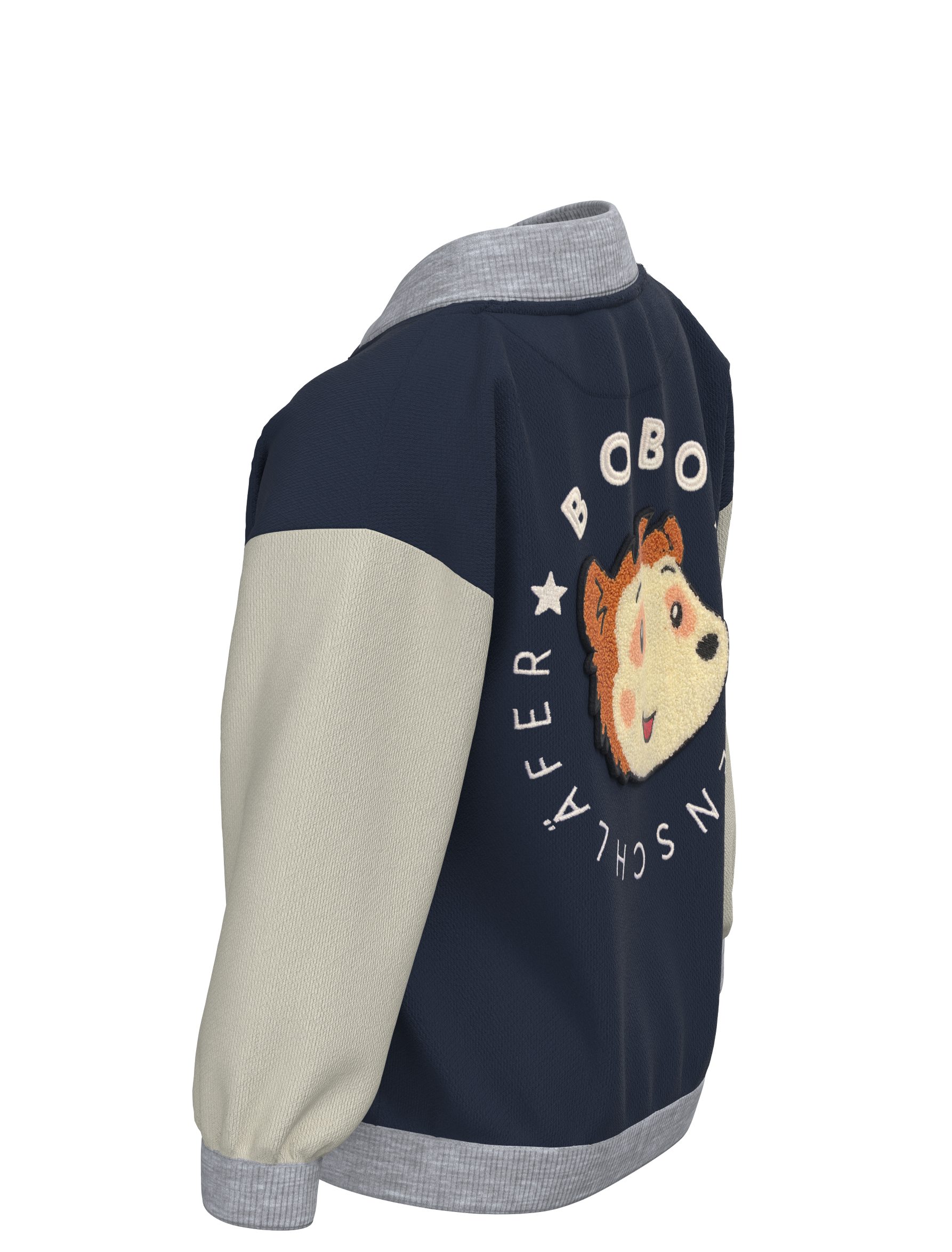 Bobo Siebenschläfer Sweatjacke Bobo Siebenschläfer Sweatjacke mit flauschiger Bobo Applikation