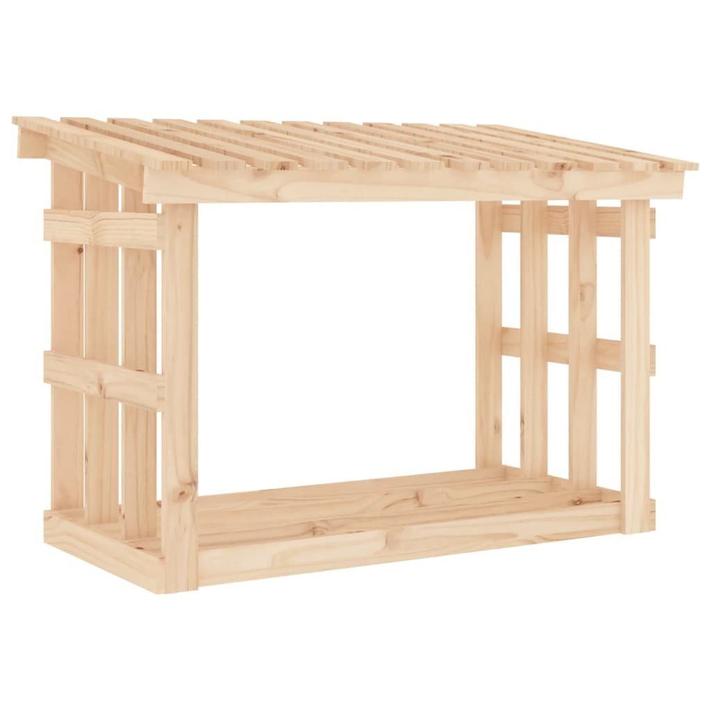 vidaXL Kaminholzregal Kaminholzregal 108x64,5x77 cm Massivholz Kiefer, BxTxH:108x64.5x77 cm
