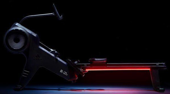 adidas Performance Rudergerät R-21x (mit Brustgurt), mit LED-Beleuchtung