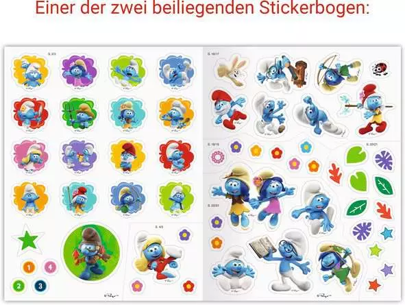 Die Schlümpfe: Mein schlumpfiger Stickerspaß