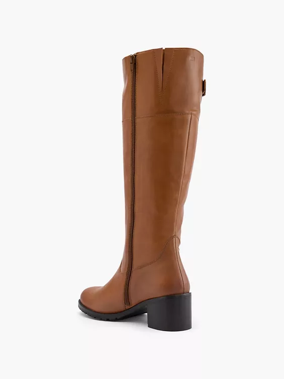 5th Avenue Leder Weitschaftstiefel