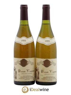 Pernand-Vergelesses Domaine Jeanniard Boudier 1995 - Lot de 2 Bouteilles