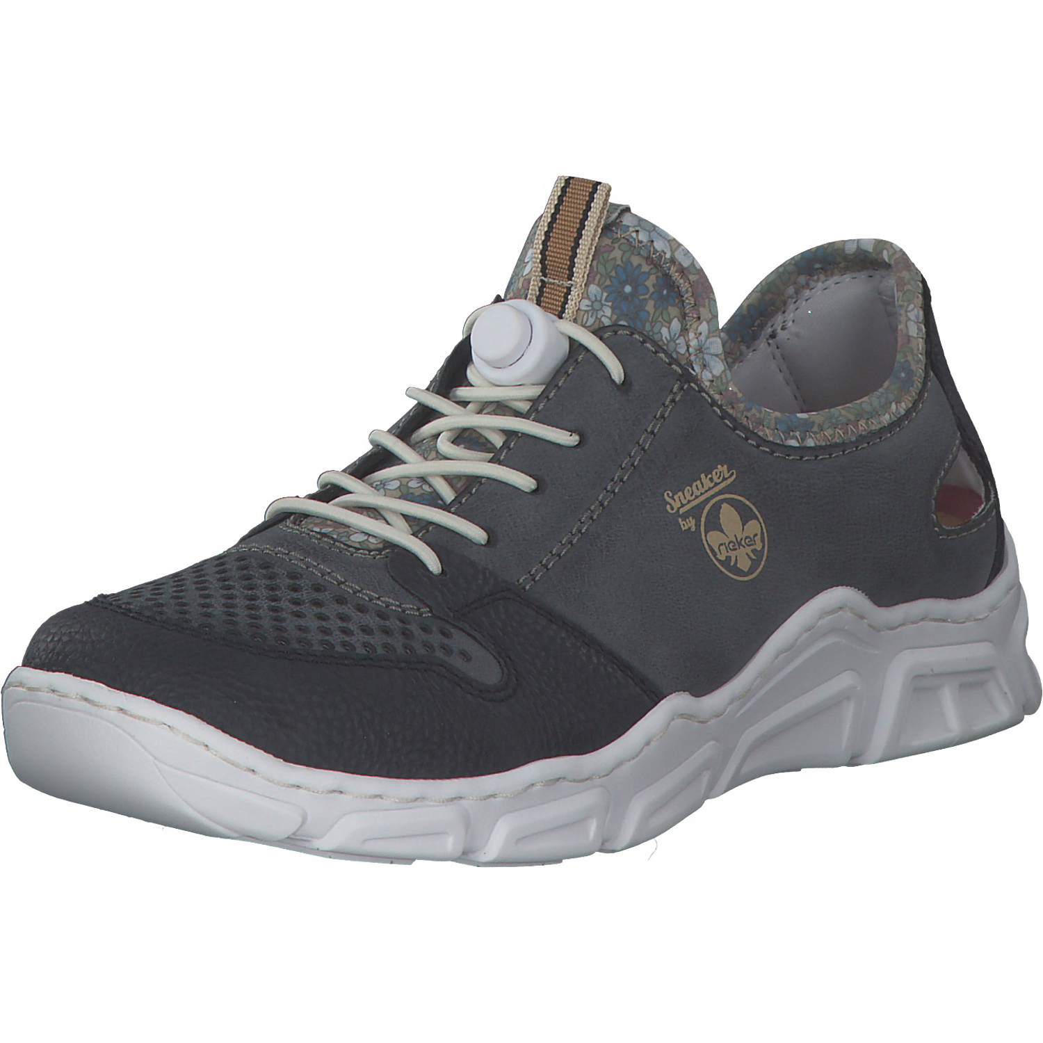 Rieker L0639, Sneakers Low, Damen, Blau