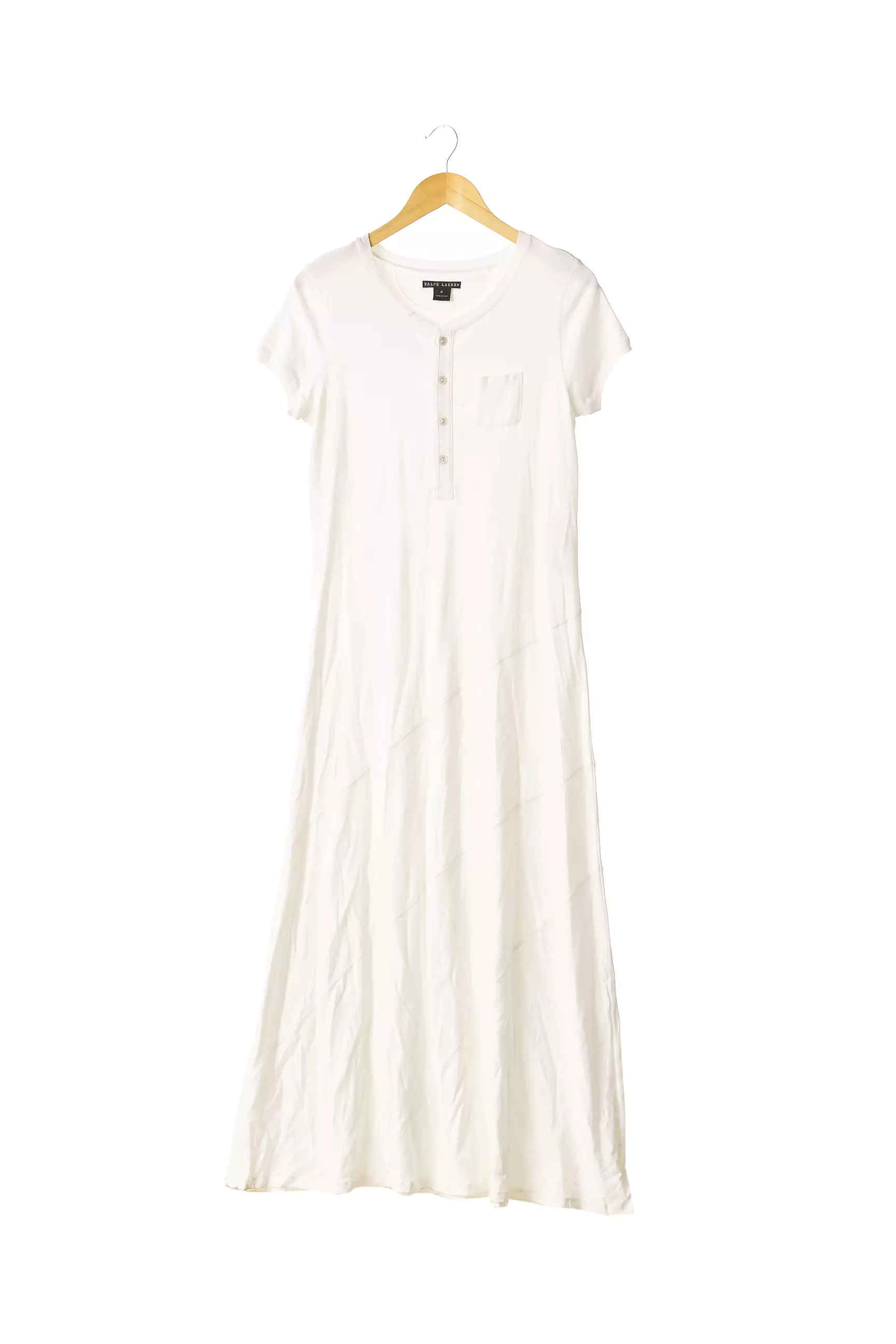 Ralph Lauren Robes Longues Femme couleur blanc