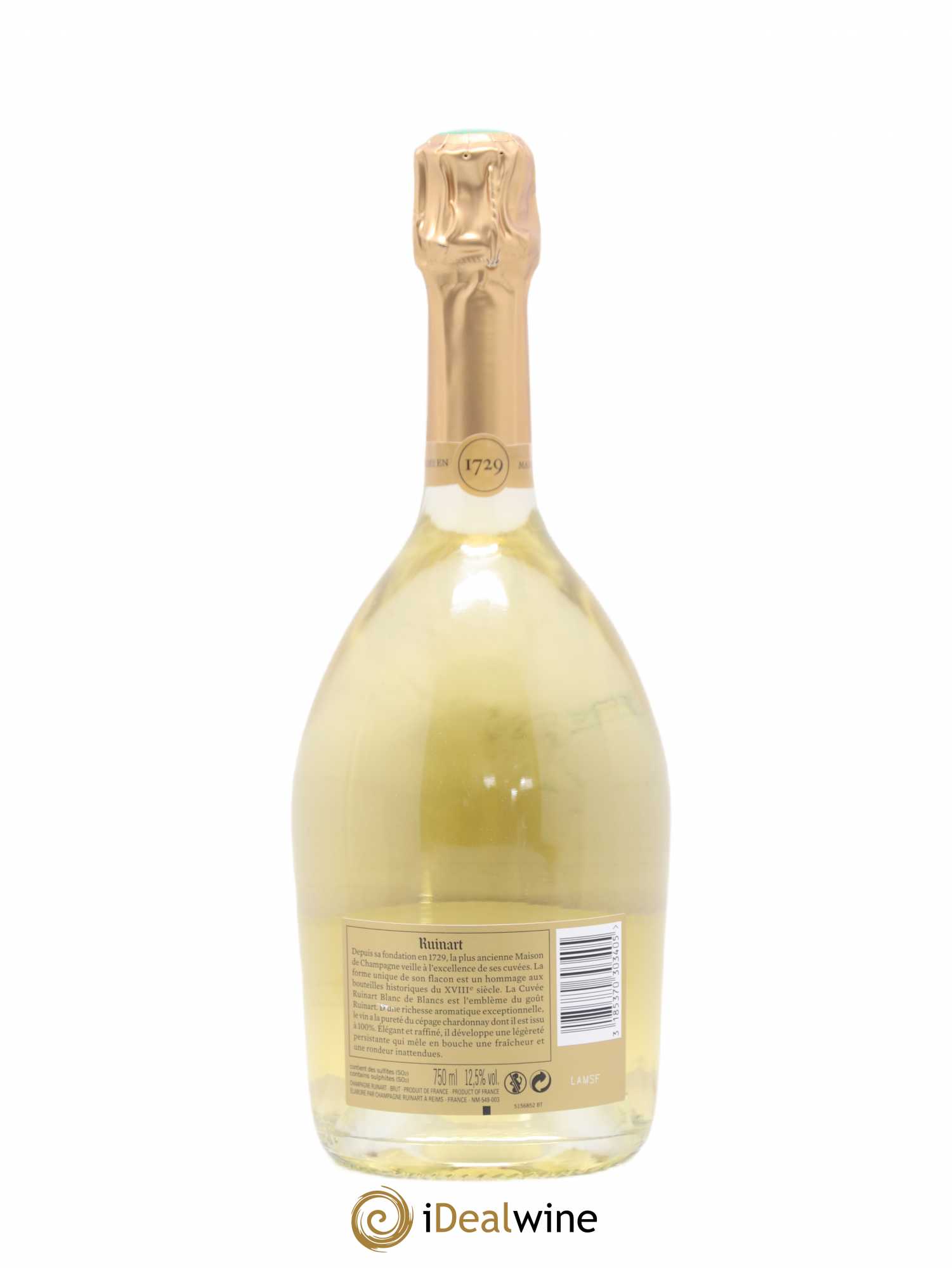 Blanc de Blancs Ruinart   - Lot de 1 Bouteille