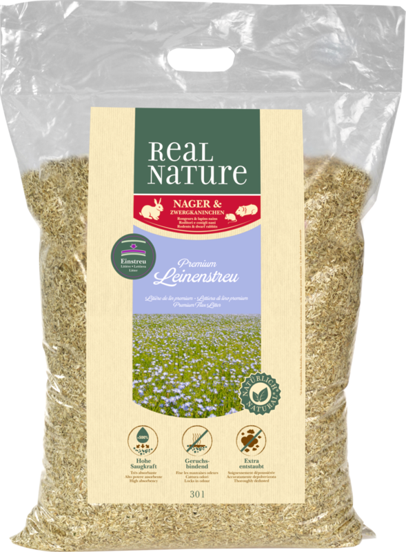 REAL NATURE Streu & Stroh REAL NATURE Leinenstreu 30 l