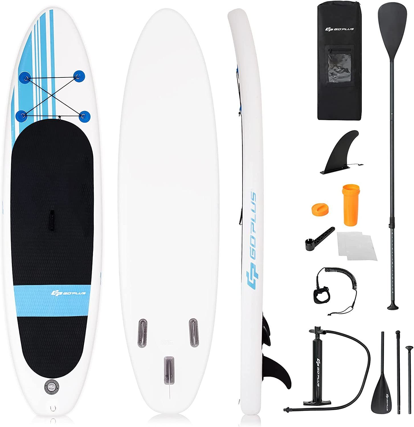 KOMFOTTEU SUP-Board Stand Up Paddel Board, 305 x 76 x 15 cm