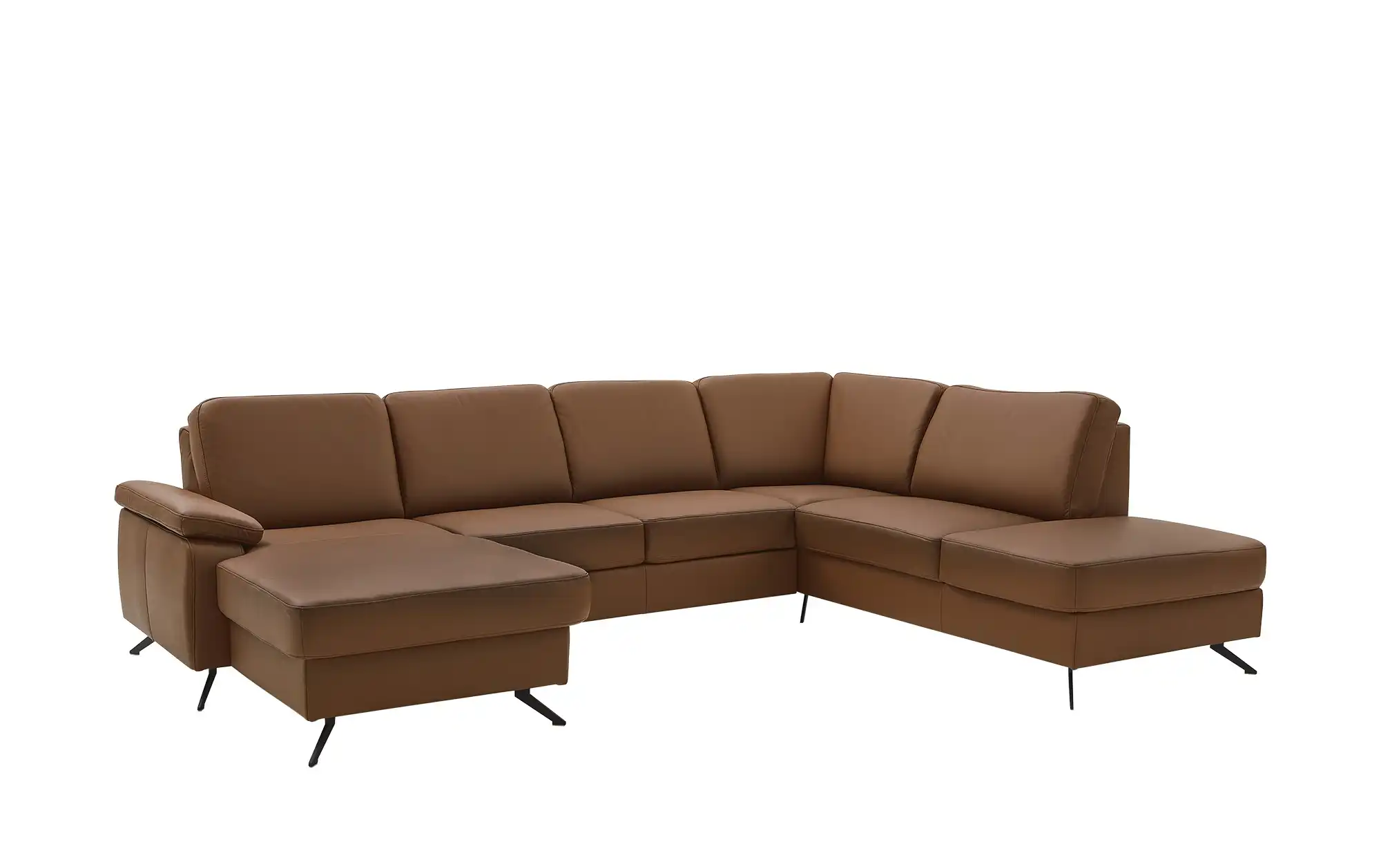 Kollektion Kraft Wohnlandschaft mit Sitz- und Rückenbezug aus Leder Kathi