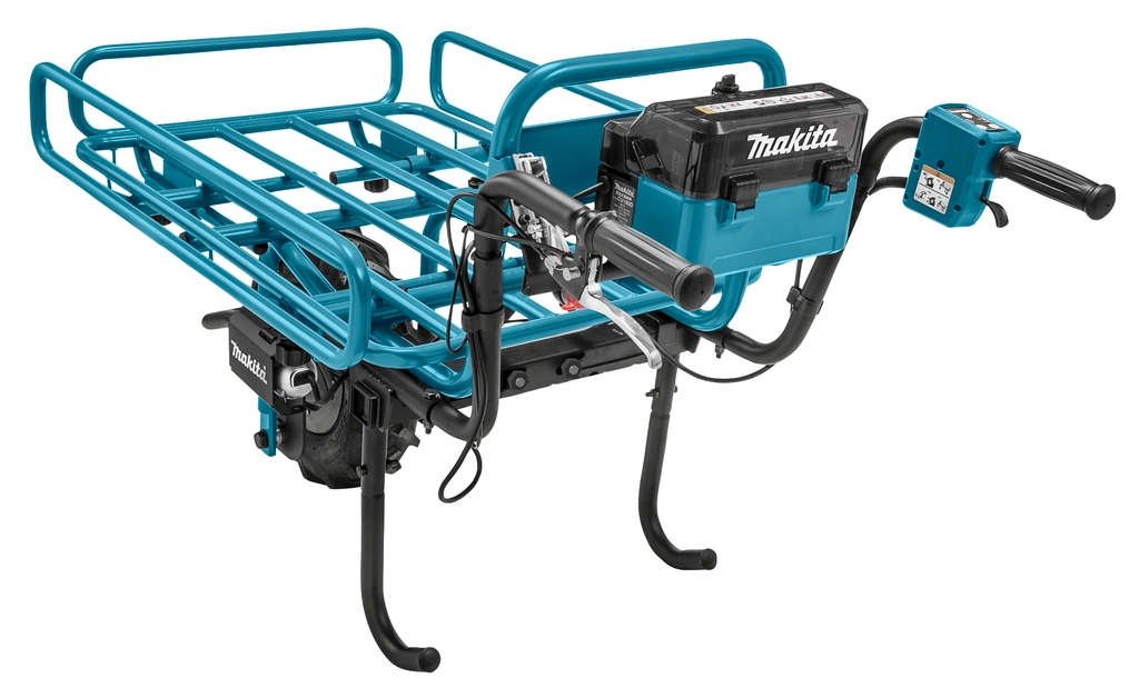 Makita DCU180ZX1 18V Trillebår + Stativ ekskl. batterier og lader