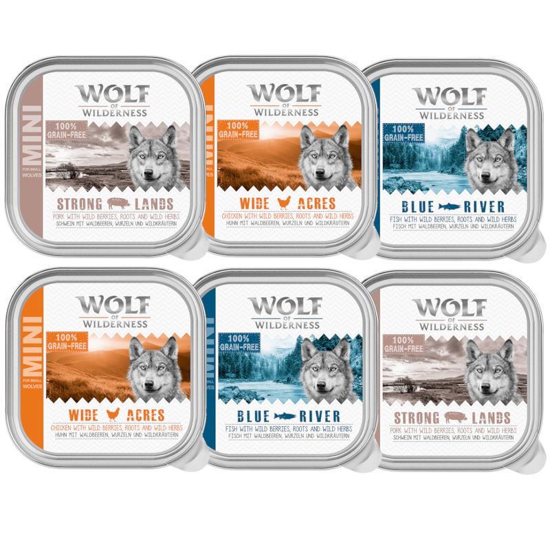 Probierpaket Wolf of Wilderness Nassfutter