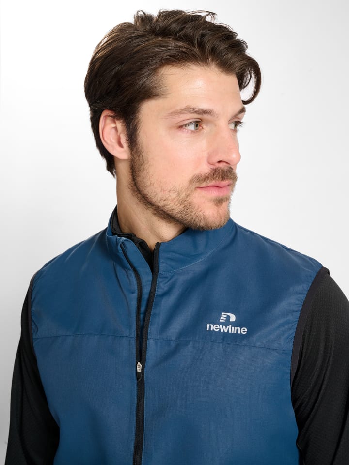 Newline Newline Reißverschluss Vest Nwlnashville Laufen Herren in MAJOLICA BLUE günstig kaufen