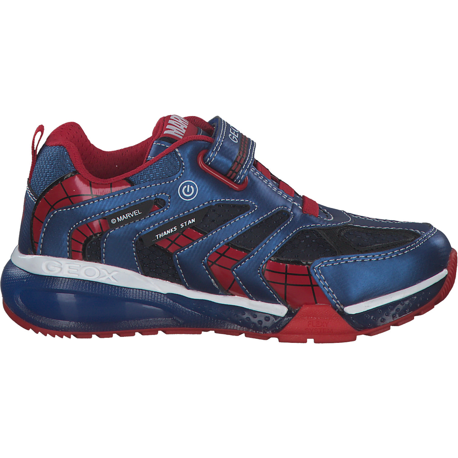 Geox J26FEB, Sneakers Low, Kinder, ROYAL/LIME