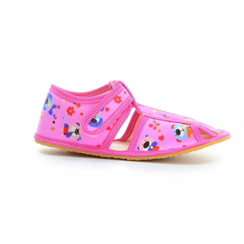 Baby Bare Pink Teddy Hausschuhe