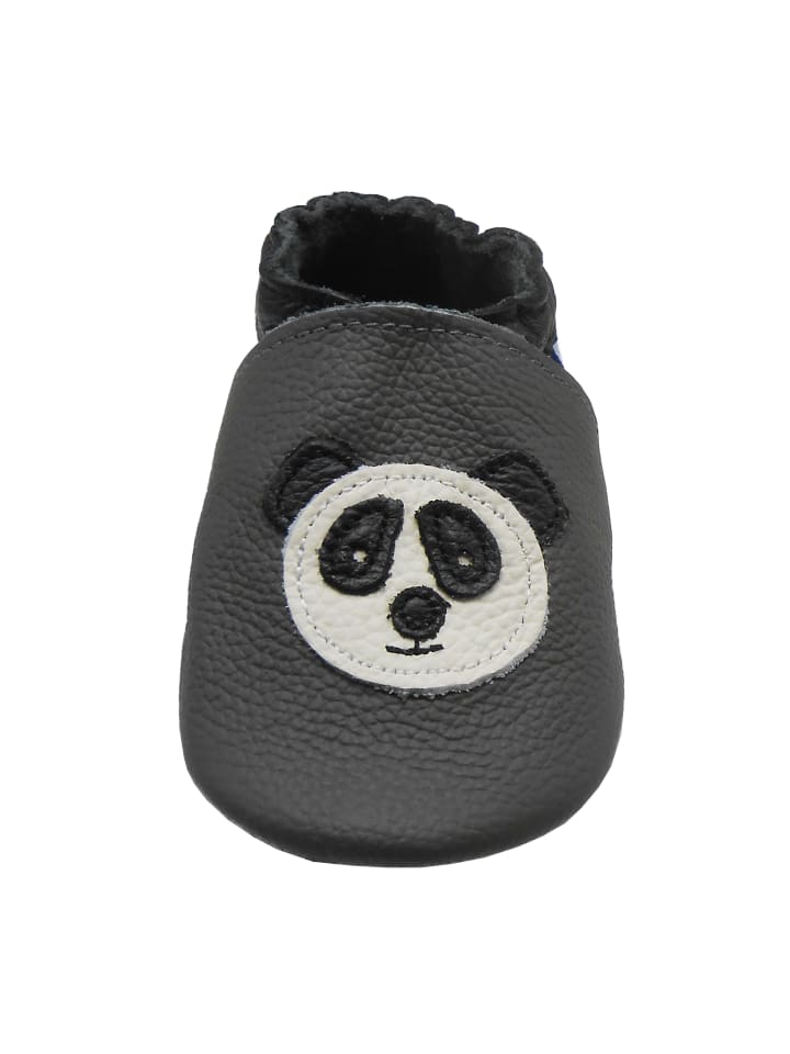Yalion Leder-Krabbelschuhe 