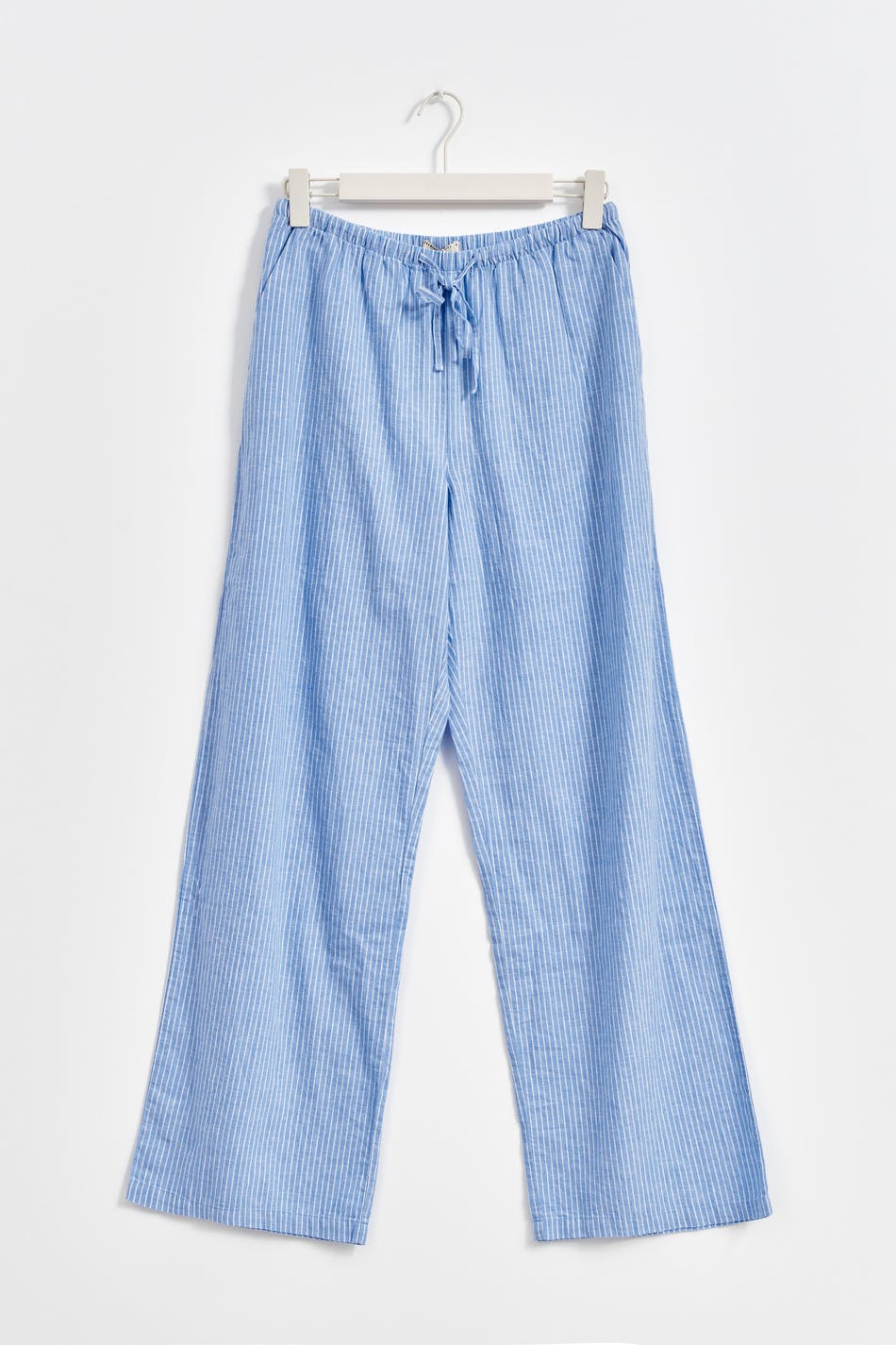 Linen blend trousers