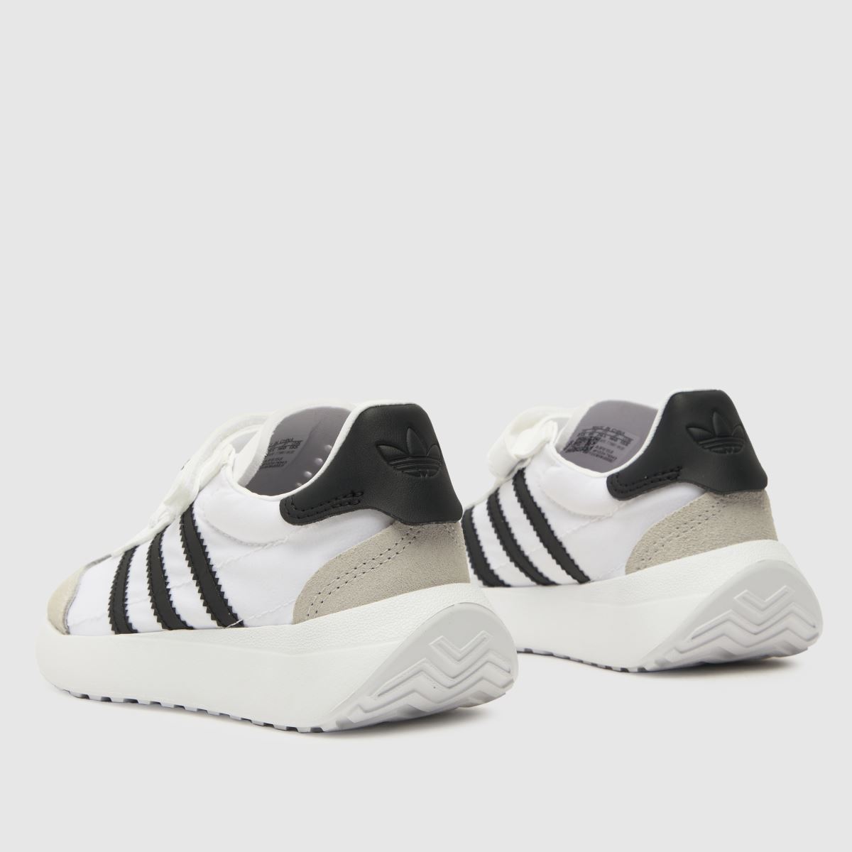 adidas vita & svarta country xlg småbarnsskor