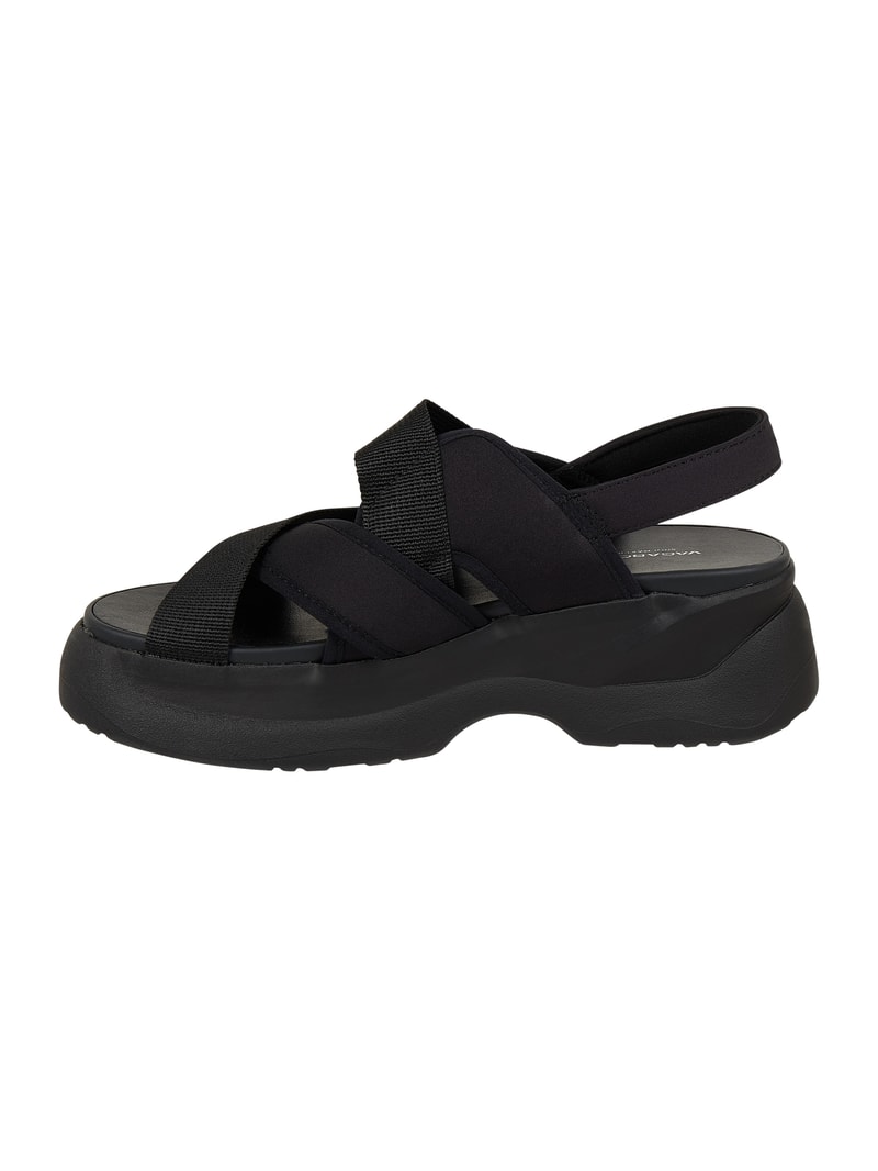 Sandalen aus Textil Modell 'Essy' in schwarz