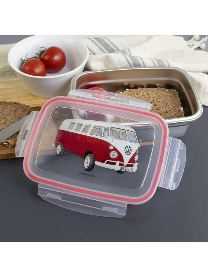 Geda Labels Brotdose VW Classic rot 850ml Edelstahl in Rot - 850ml günstig kaufen onesize