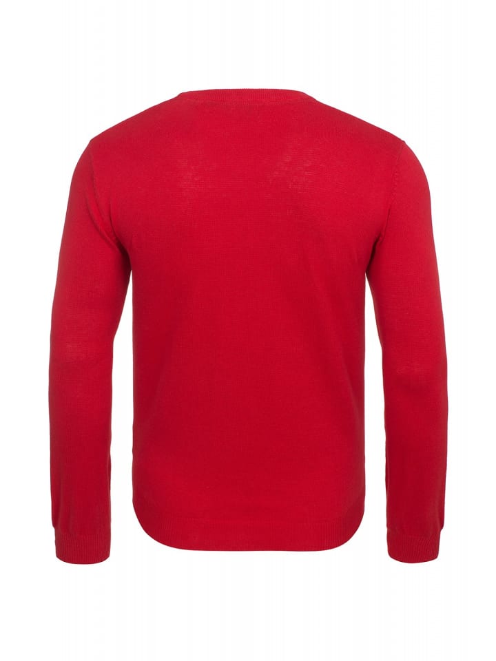 U.S. Polo Assn. U.S. Polo Assn. V-Neck Pullover in ROT günstig kaufen