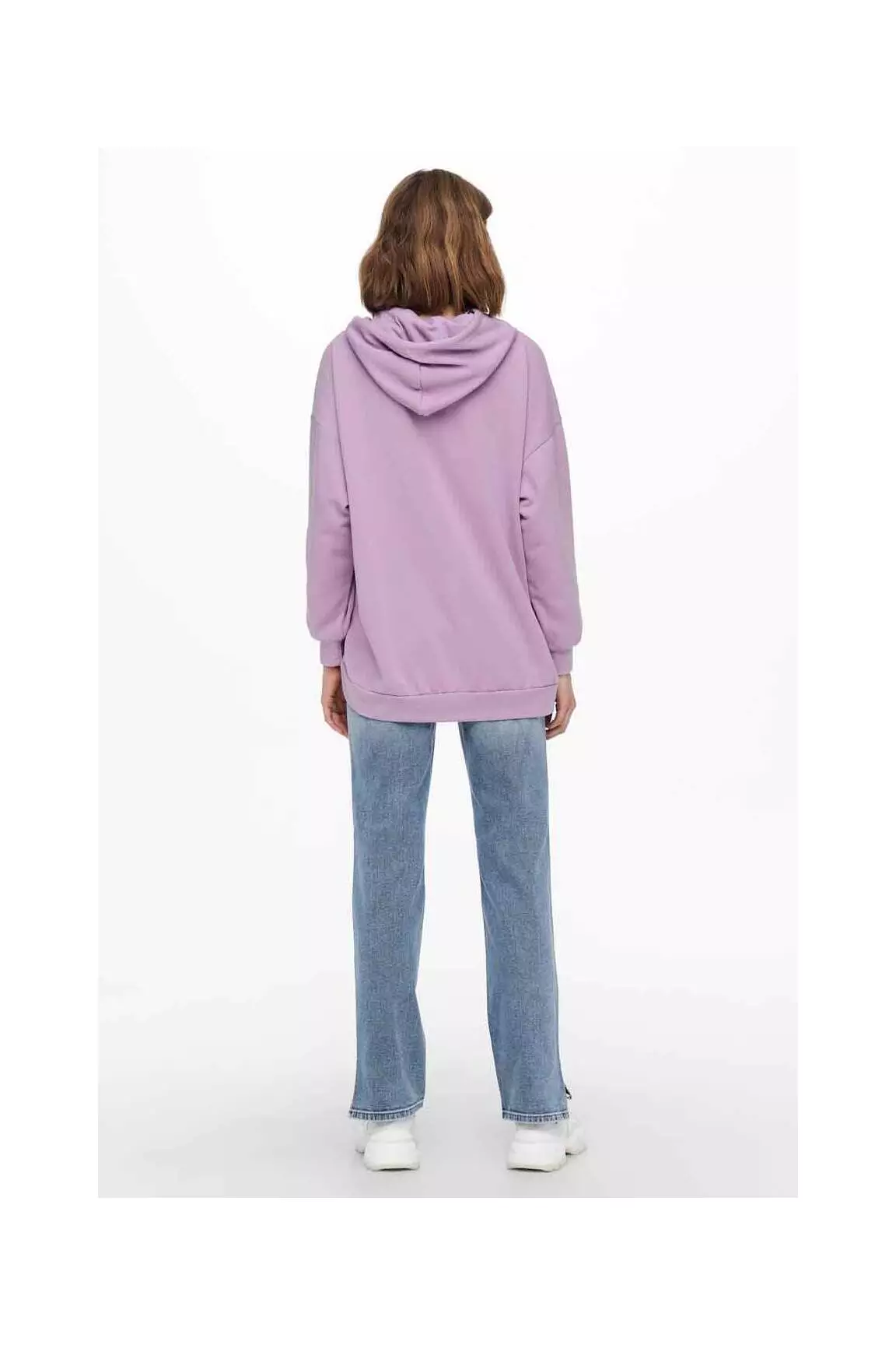 Only Sweat Capuche Femme couleur violet