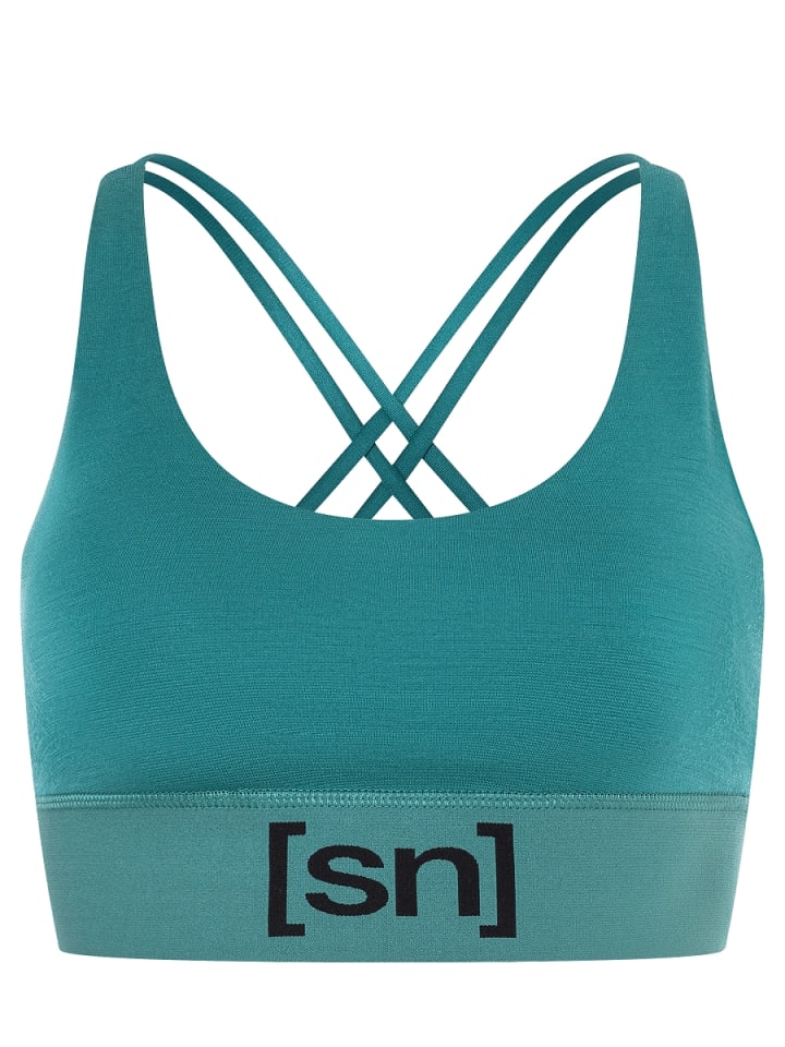 super.natural Merino Bra W SUPER TOP in grün günstig kaufen