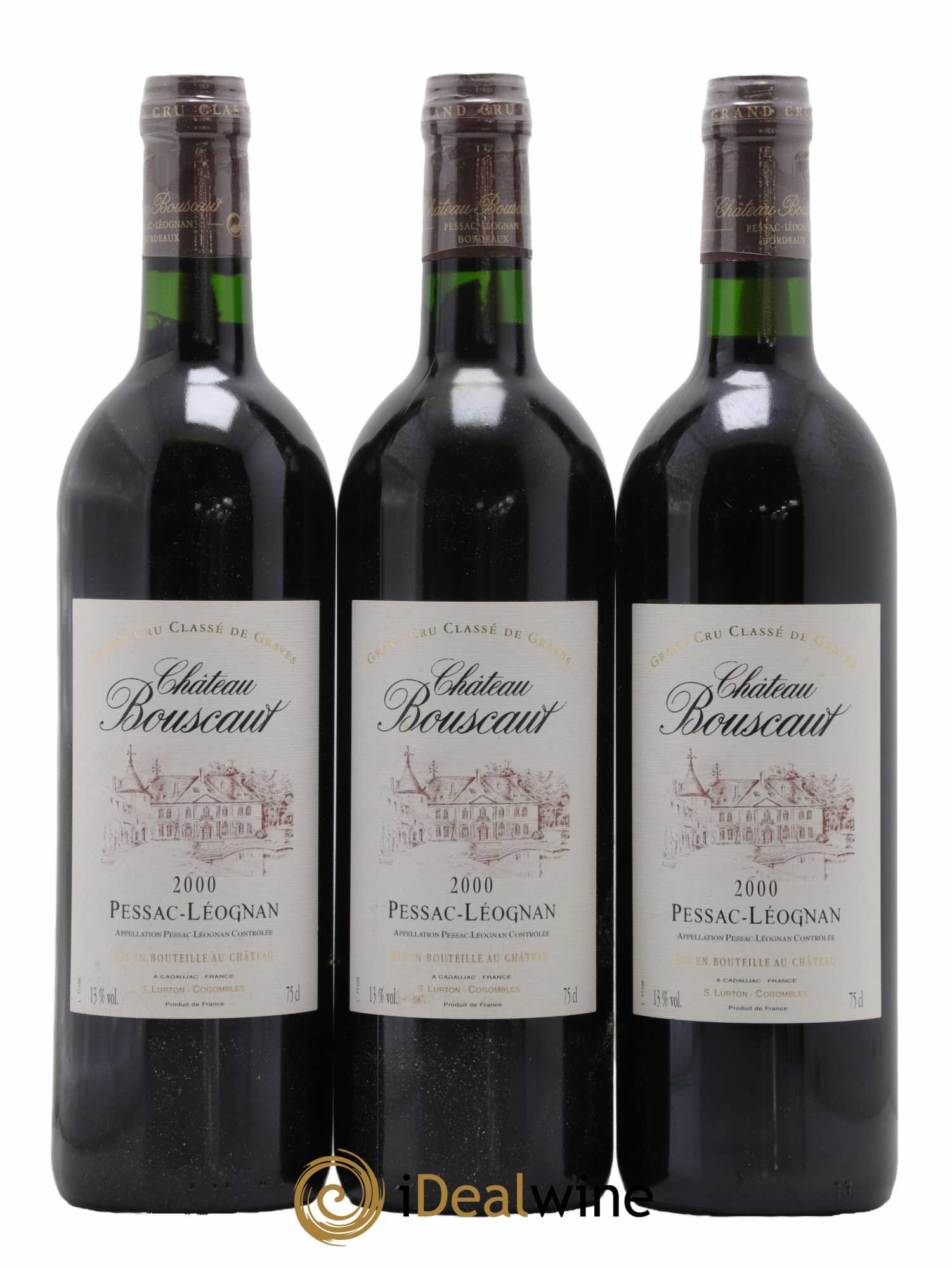 Château Bouscaut Cru Classé de Graves  2000 - Lot de 6 Bouteilles