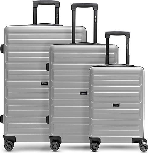 REDOLZ Essentials 08 3-SET 4 Rollen Kofferset 3-teilig