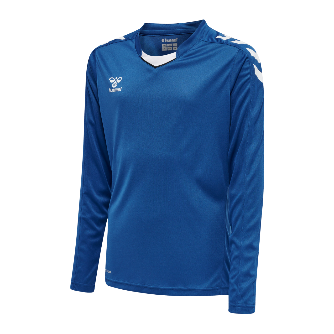 Hummel hmlCORE XK Trikot langarm Kids Blau F7045