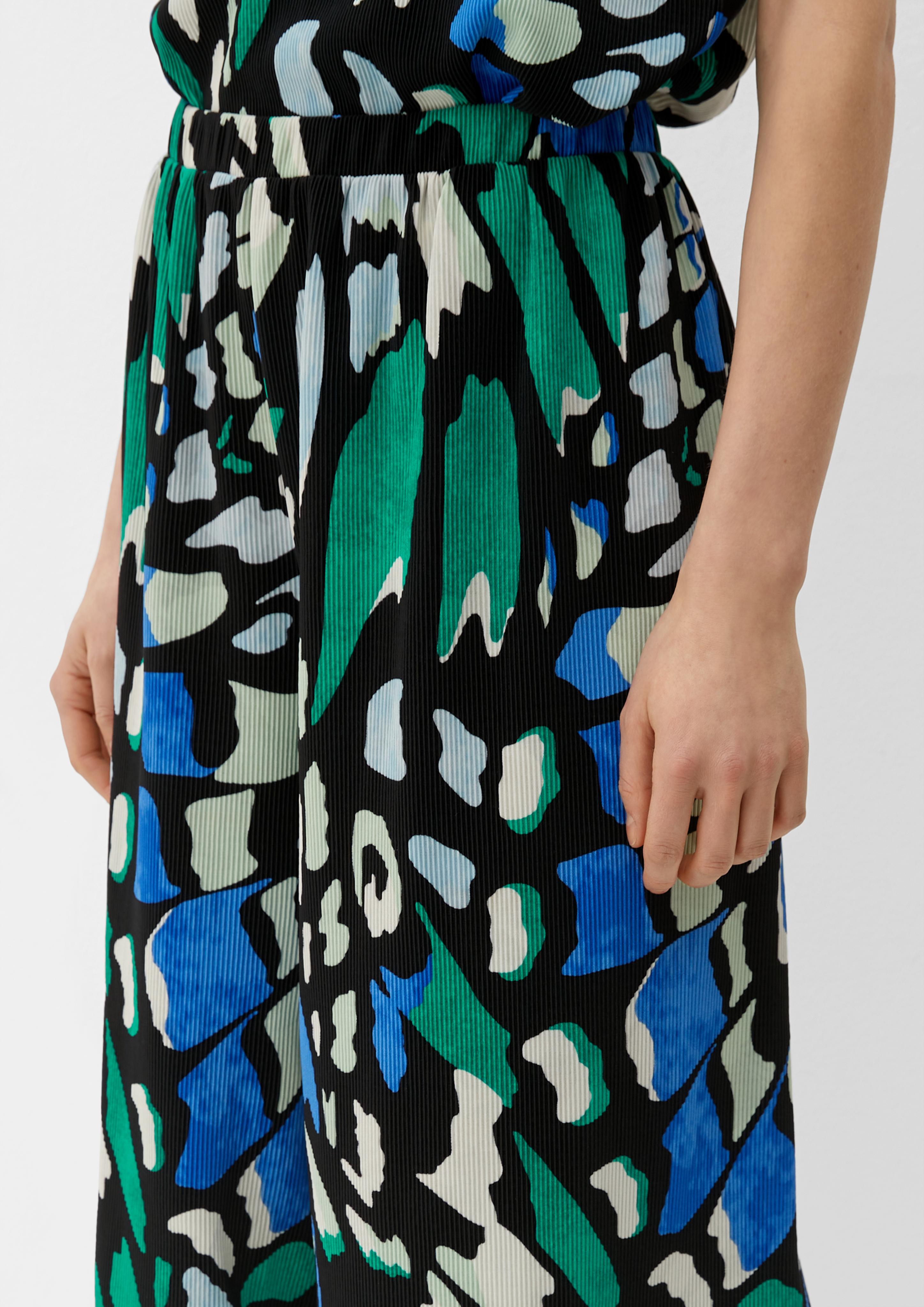Regular: Culotte mit Allover-Print  2130699-99B0