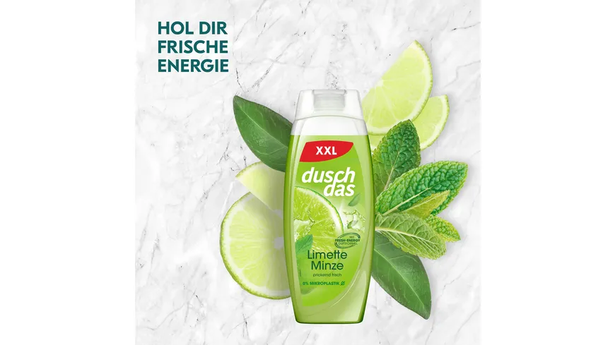 Duschdas Duschgel Limette Minze XXL 450 ml