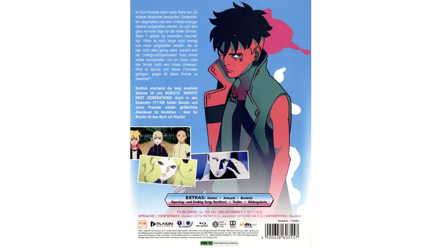 Boruto: Naruto Next Generations - Volume 10 (Ep. 177-189)  [3 BRs]