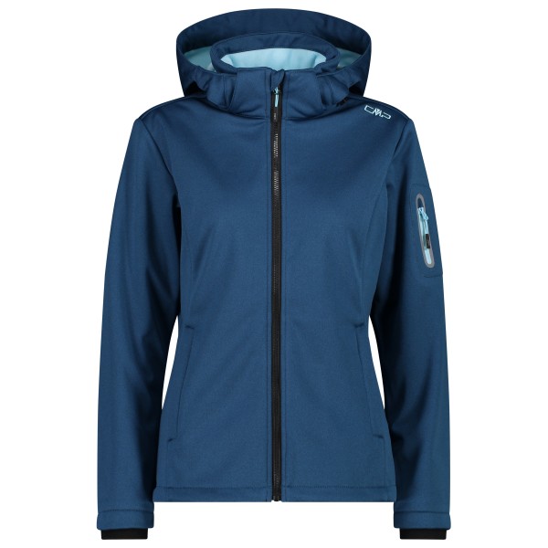 CMP - Women's Jacket Zip Hood Melange Softshell - Softshelljacke