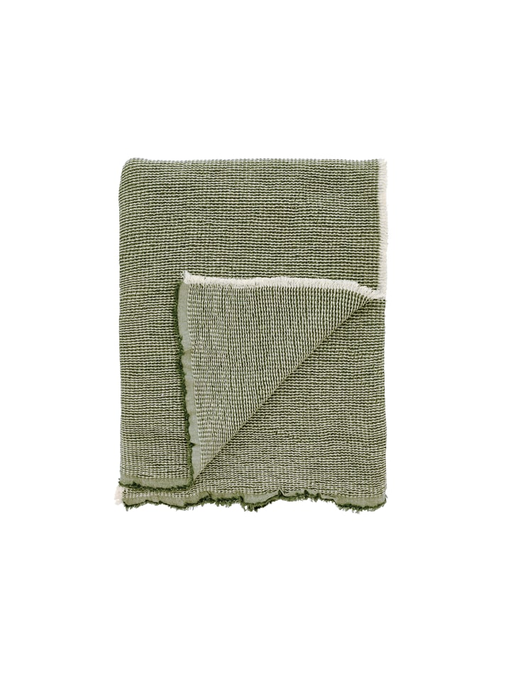SÖDAHL Decke Waffle in Green günstig kaufen 130 x 170 cm