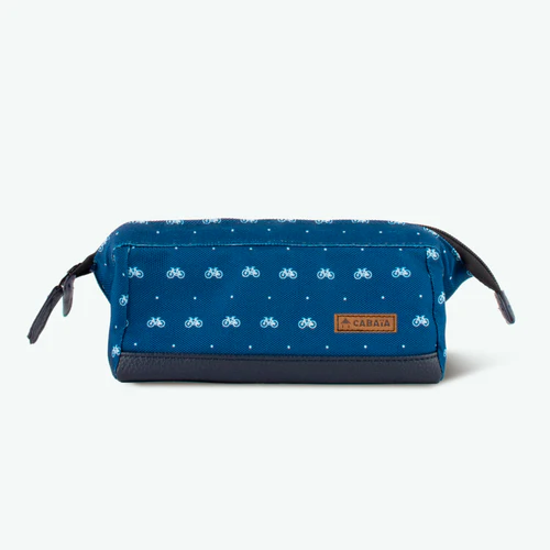Jones Street navy blue school pencil case
