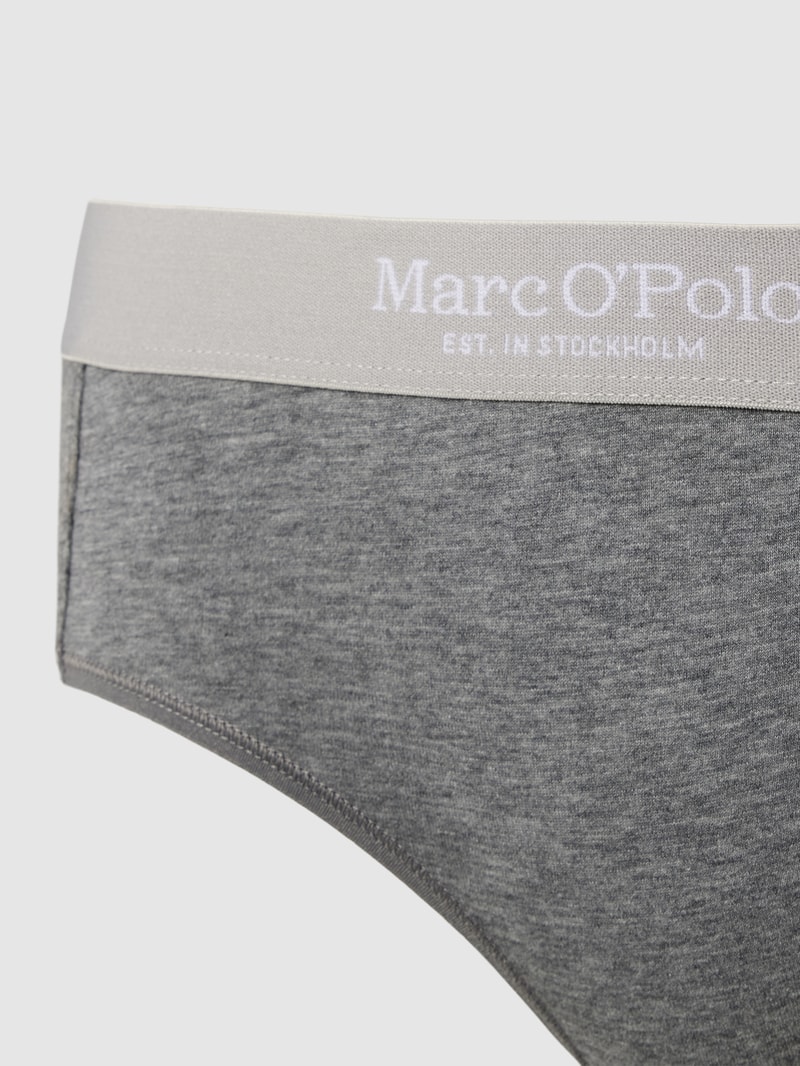 Hipster in Melange-Optik Modell 'ICONIC RIB' in hellgrau meliert