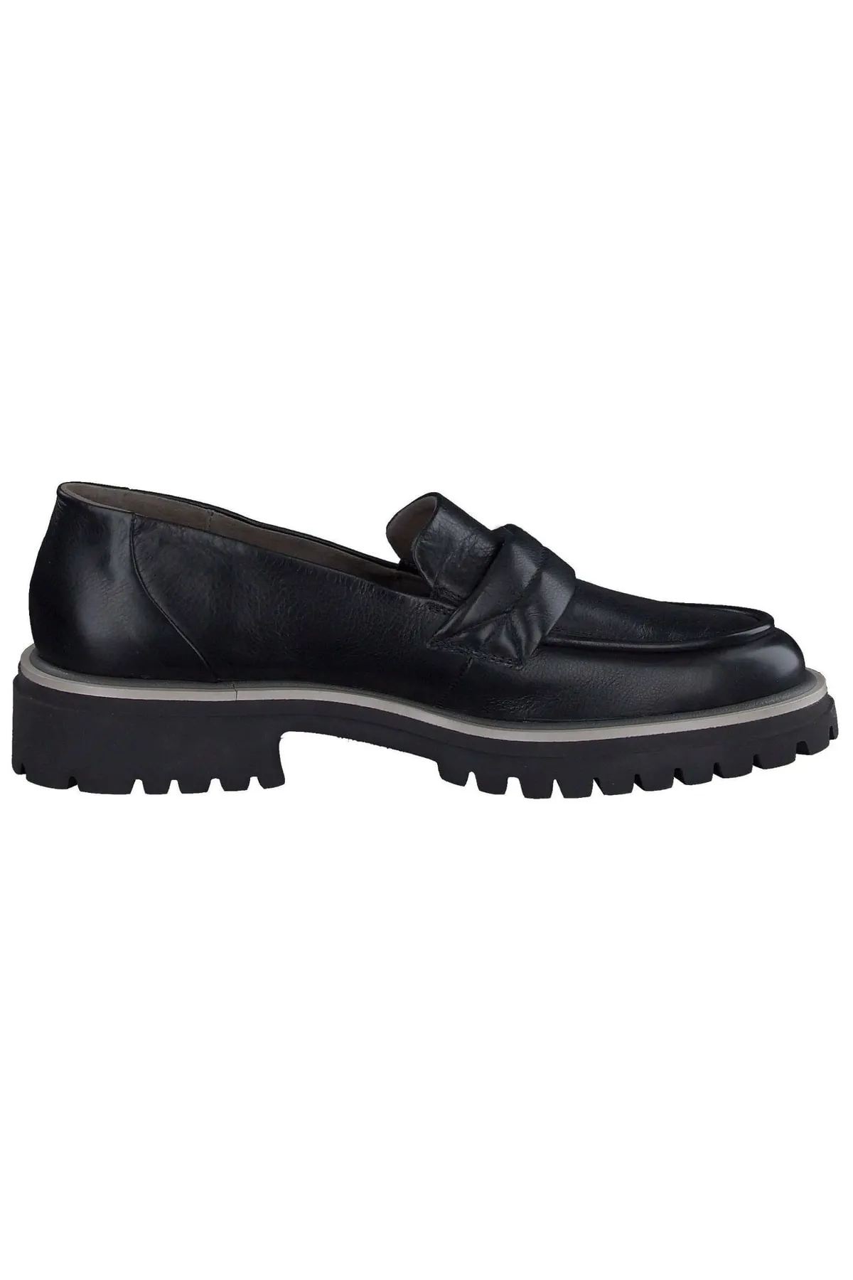 Paul Green  Flacher Schuh - Schwarz - Blockabsatz