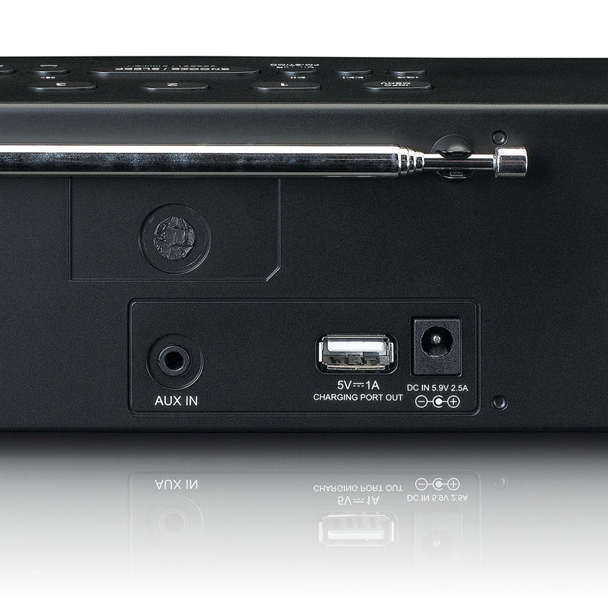 Lenco CR-640BK Stereo FM Radiowecker