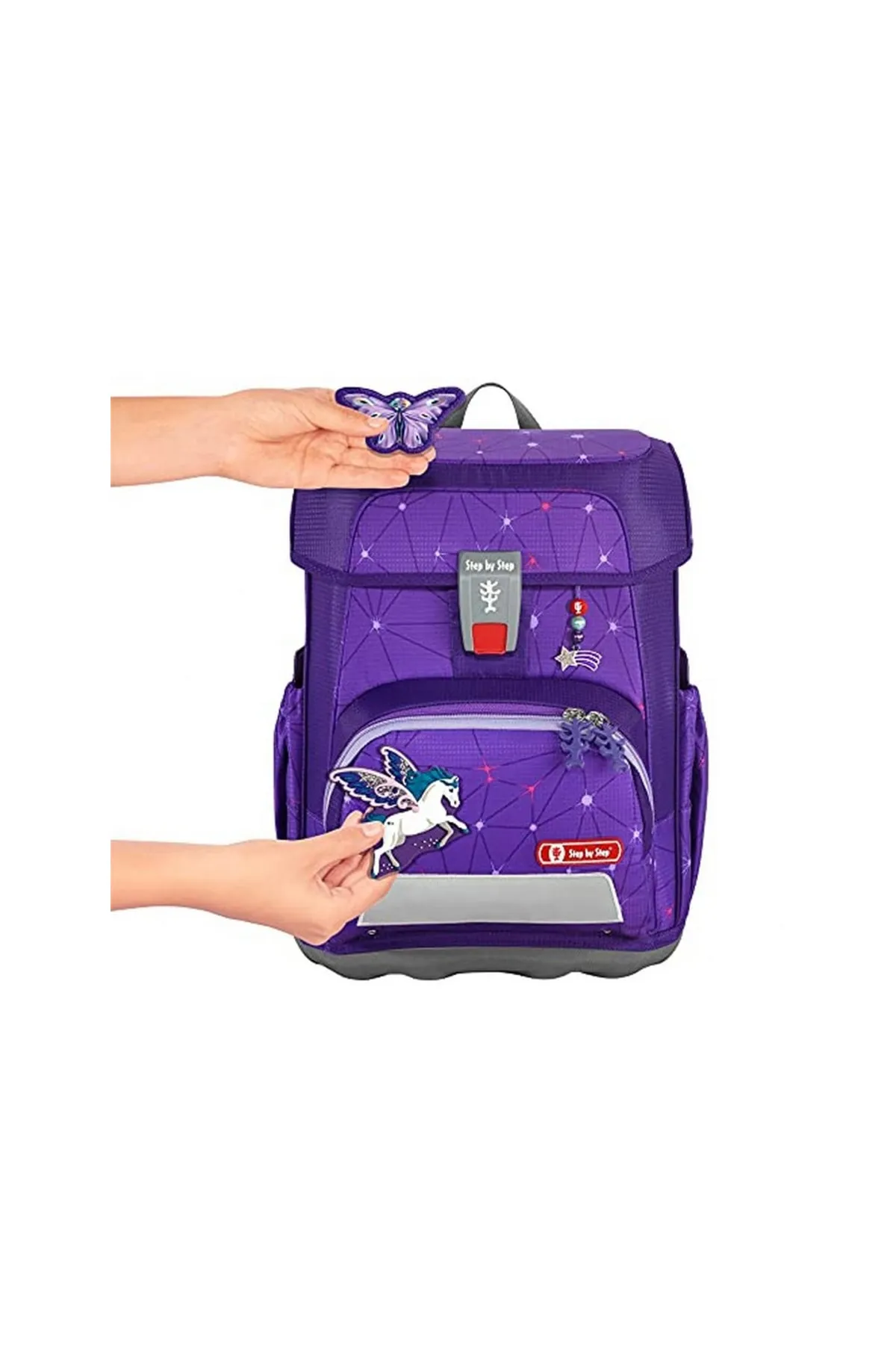 Step By Step  Rucksack - Lila - Unifarben