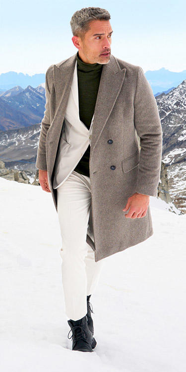 BOSS Black, Winterliches Business, Komplett-Outfit