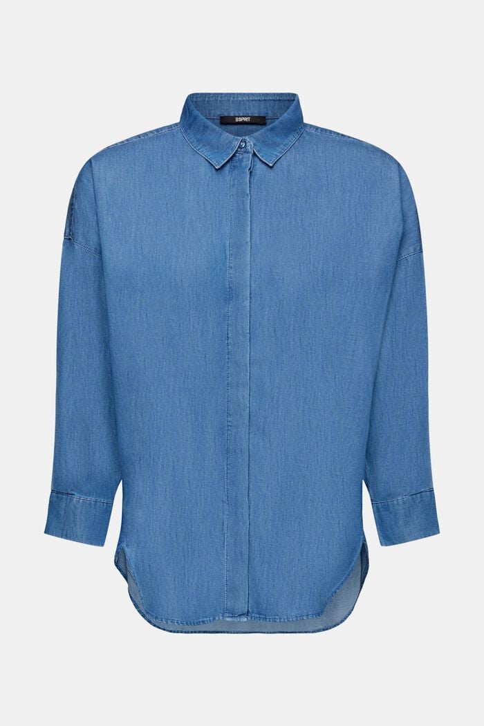 Bluse aus Baumwoll-Denim