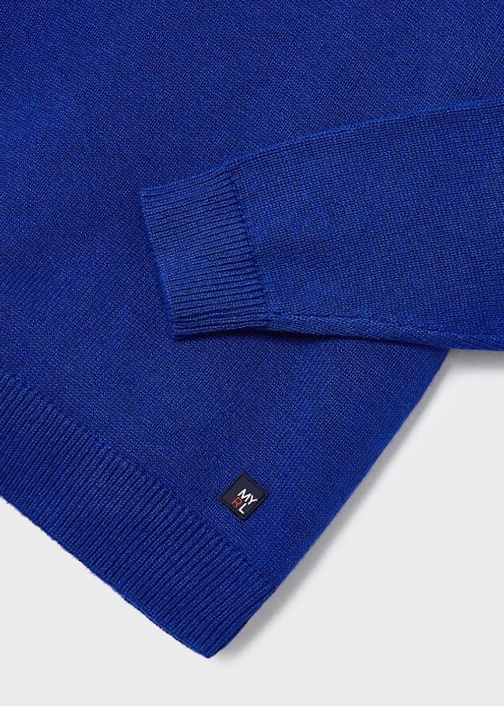 Mayoral Rundhalspullover Pullover mit einem Rundkragen in Rot oder Blau