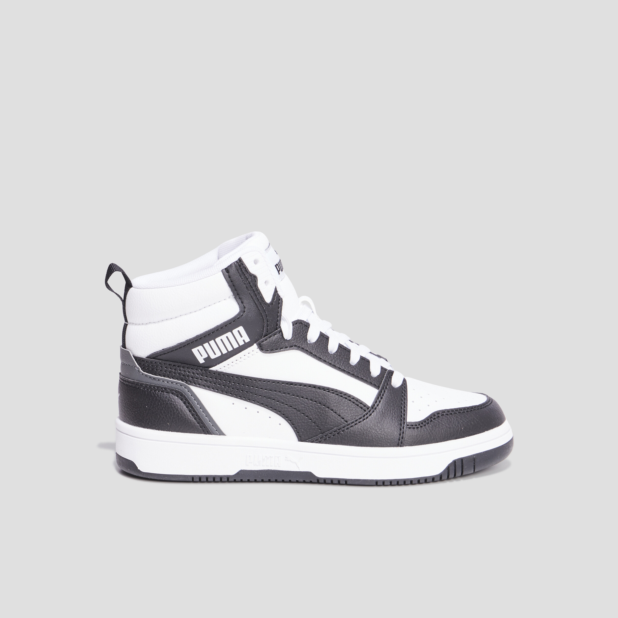 Baskets montantes Puma Reboundmid noir garçon | La Halle