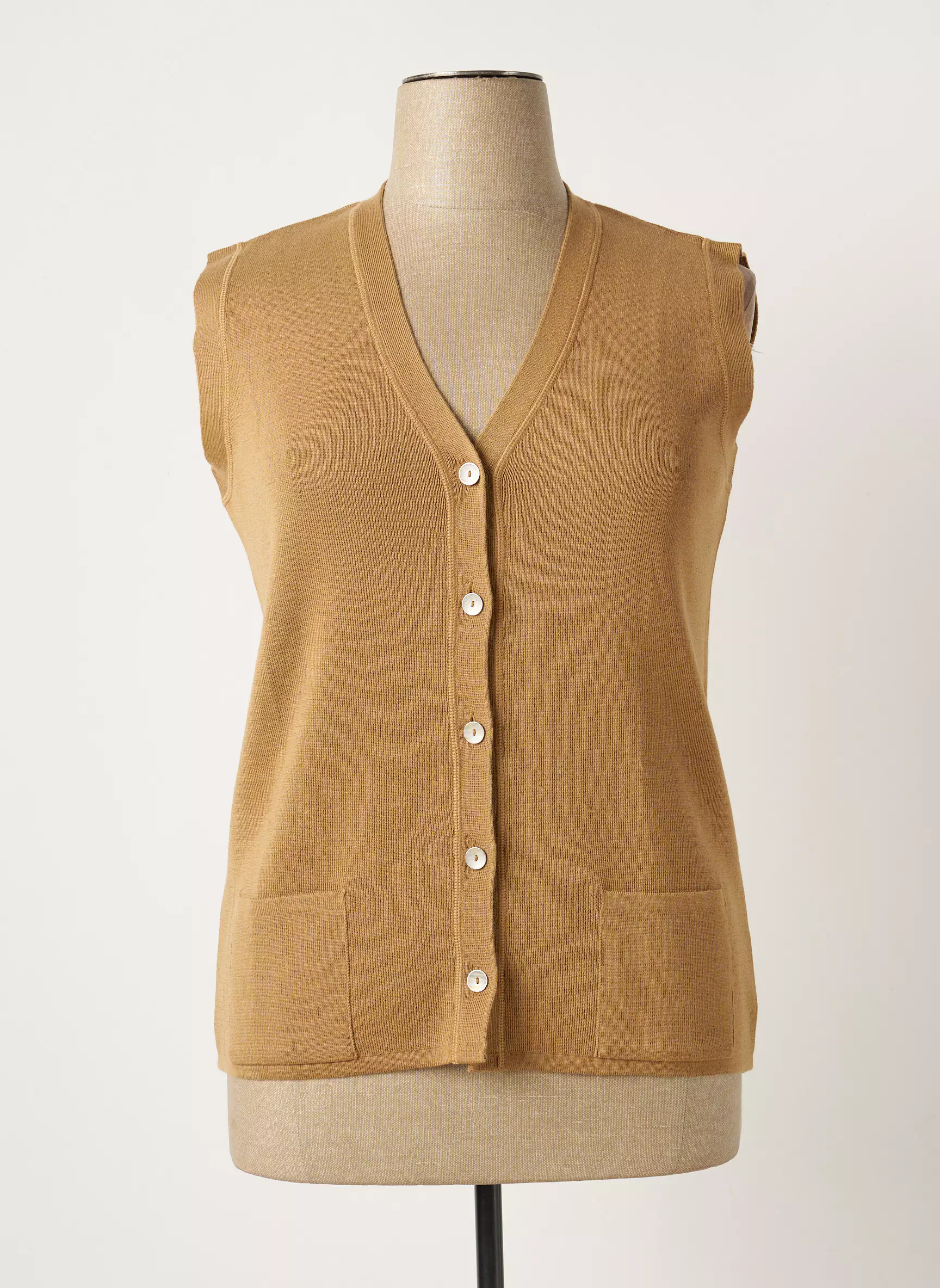 Telmail Gilet Femme couleur beige