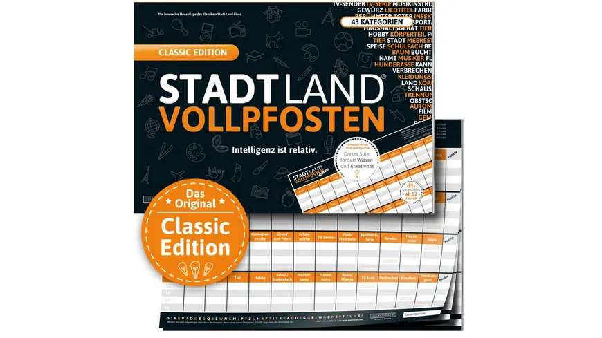 Denkriesen - STADT LAND VOLLPFOSTEN® - CLASSIC EDITION - 
