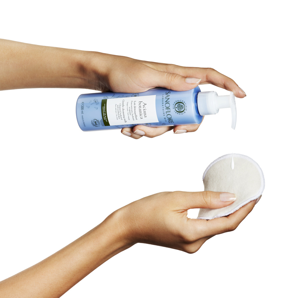 Sanoflore Aciana botanica Lait démaquillant visage et yeux