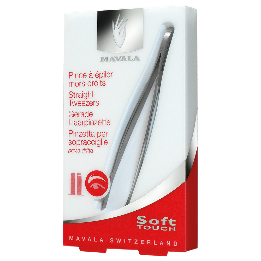 Mavala PINCE A EPILER MORS DROITS SOFT TOUCH INSTRUMENT MANUCURE SOFT TOUCH, Les Pinc es à Epiler