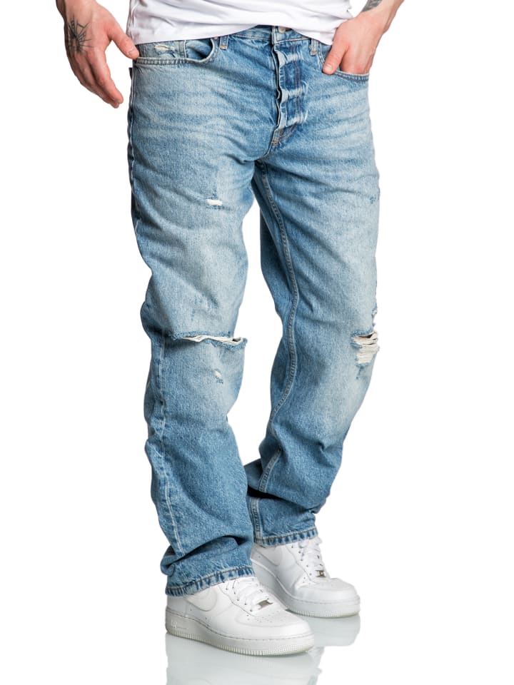Amaci&Sons 90s Baggy Jeans YAKIMA in Hellblau günstig kaufen